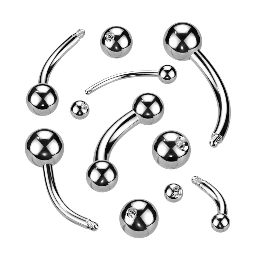 Surgical Steel Curved Barbells (CS)